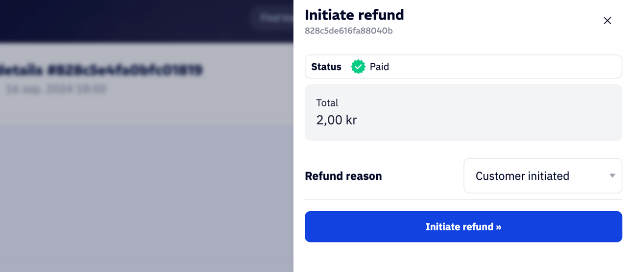 Returns and refunds