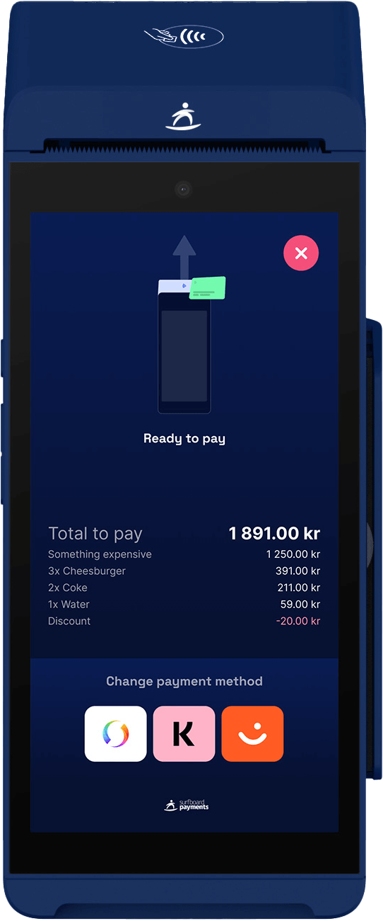 SurfPrint payment terminal