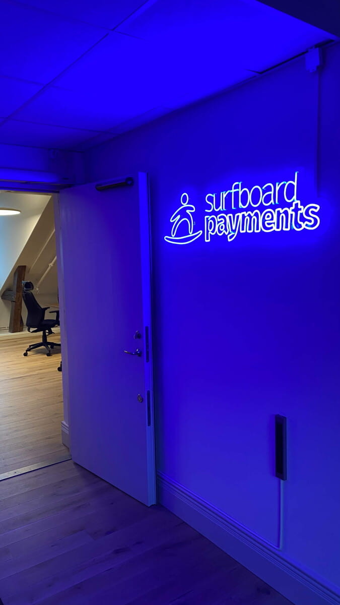 The Surfboard Payments office