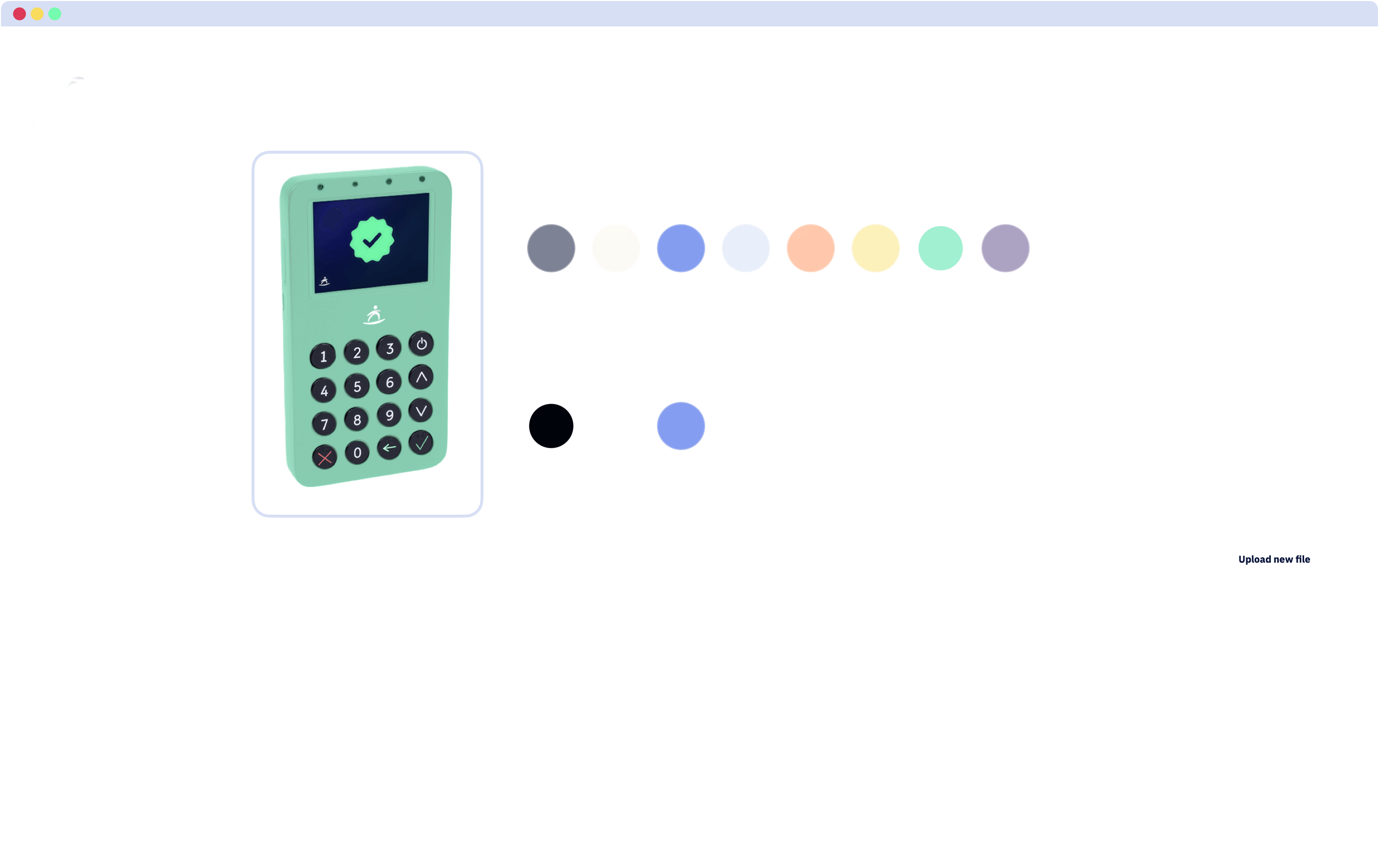 SurfPad in partner branding, build-your-own colourway