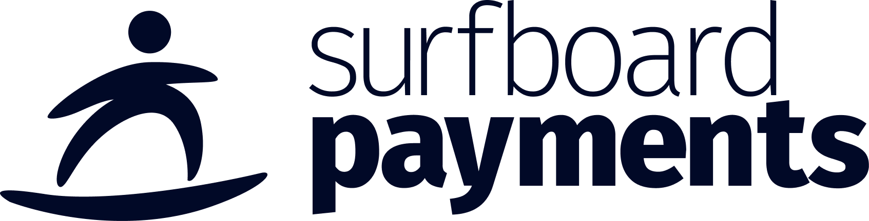 Surfboard Payments Logo - Dark