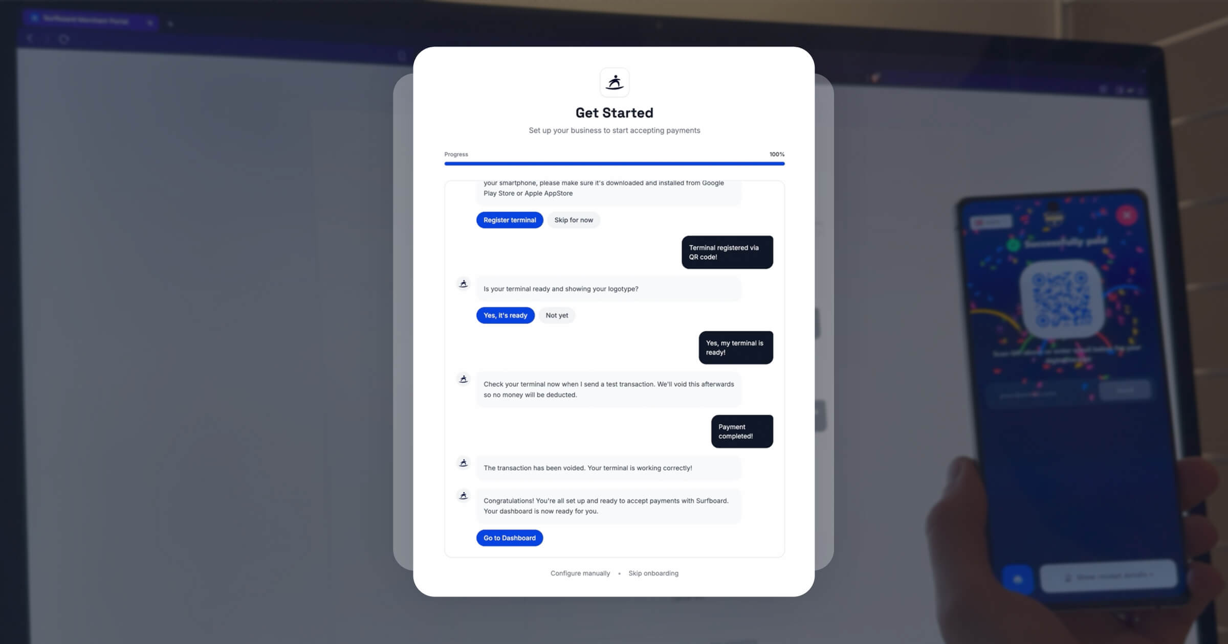 Surfboard Setup Flow